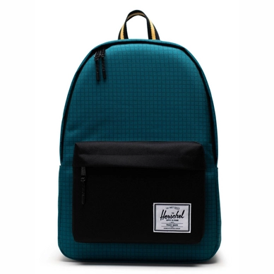 Rugzak Herschel Supply Co. Classic X-Large Harbour Blue Grid Black Amber Yellow