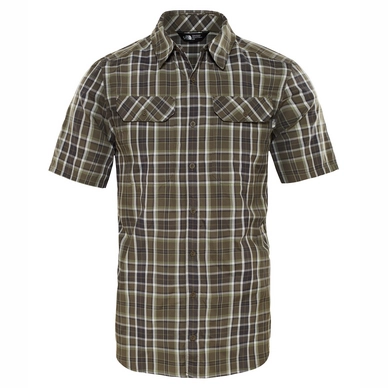 Shirt The North Face Men Pine Knot New Taupe Green Plaid