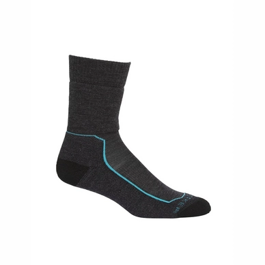 Wandersocken Icebreaker Hike+ Medium Crew Jet Heather Damen