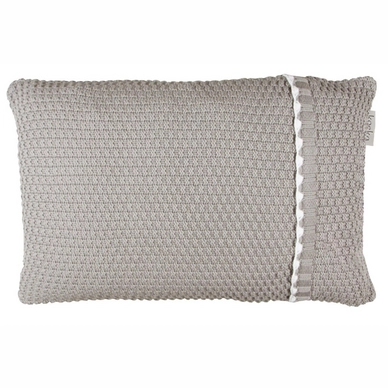 Housse pour Coussin Valencia Koeka Taupe (40 x 60 cm)