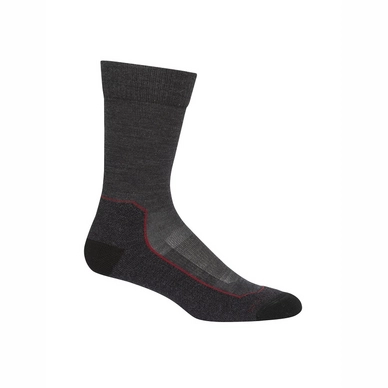 Wandersocken Icebreaker Hike+ Light Crew Jet Heather Herren