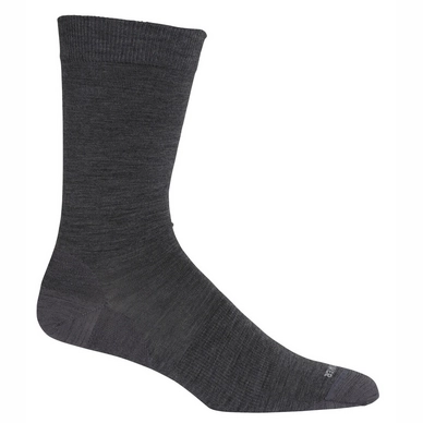 Socken Icebreaker Lifestyle Fine Gauge Crew Gritstone Heather Herren