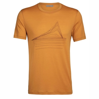 T-Shirt Icebreaker Tech Lite SS Crewe Heating Up Cavern Herren