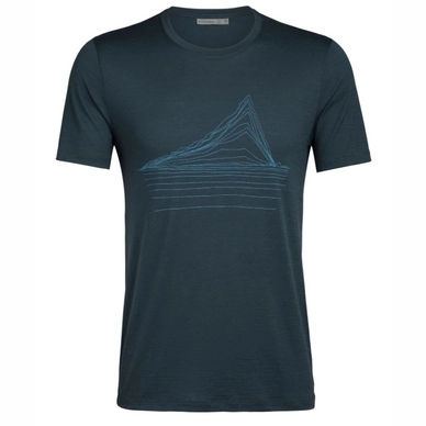 T-Shirt Icebreaker Tech Lite SS Crewe Heating Up Nightfall Herren