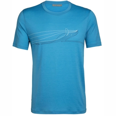 T-Shirt Icebreaker Tech Lite SS Crewe Single Line Whale Polar Herren
