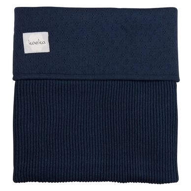 Babydeken Koeka Granada Night Blue Katoen