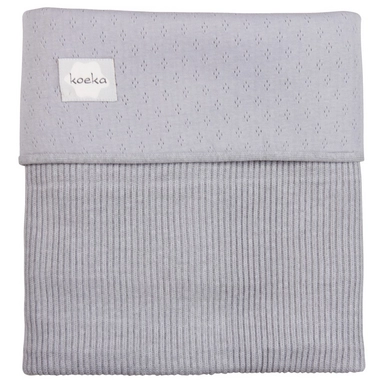 Babydeken Koeka Granada Middle Grey Katoen