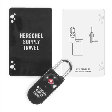Schloss TSA Card Lock Herschel Supply Co. Schwarz