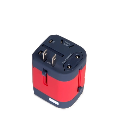 Travel Adapter Herschel Supply Co. Navy Red