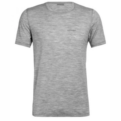 T-Shirt Icebreaker Tech Lite SS Crewe Icebreaker Wordmark Nature Answers Metro Heather Herren