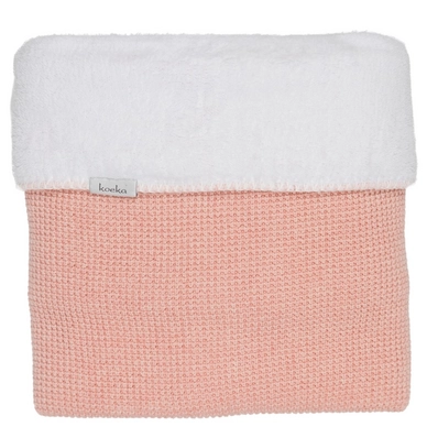 Babydeken Koeka Vizela Soft Coral Katoen