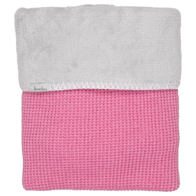 Babydeken Koeka Vizela Hot Pink Katoen