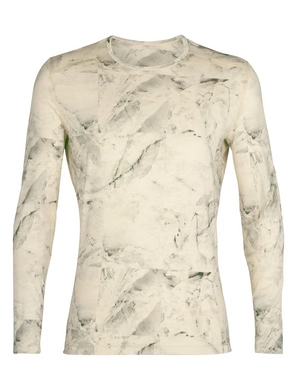 Ondershirt Icebreaker Men Nature Dye 200 Oasis LS Crewe IB Glacier Seed