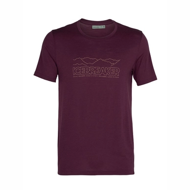 T-Shirt Icebreaker Hommes Tech Lite SS Crewe Icebreaker Story Brazilwood