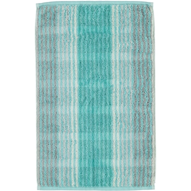 Guest Towels Cawö Cashmere Stripes Turquoise (set of 6)