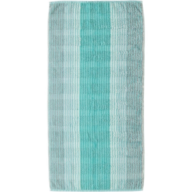 Bath Towel Cawö Cashmere Stripes Turquoise