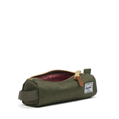 Etui Herschel Supply Co. Settlement Case X-Small Olive Night Crosshatch/Olive Night