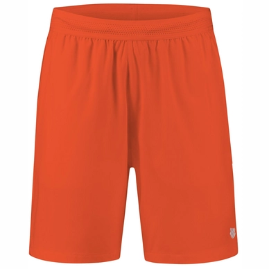 Tennishose K-Swiss Men Hypercourt Stripe Short 8 Inch Spicy Orange