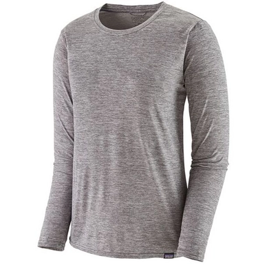 T Shirt Patagonia Women LS Cap Cool Daily Shirt Feather Grey '23