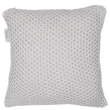 Sierkussen Belize Koeka Silver Grey (50 x 50 cm)