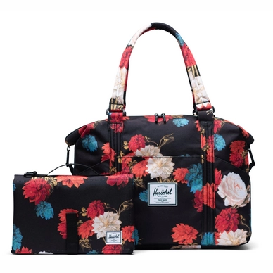 Draagtas Herschel Supply Co. Strand Sprout Vintage Floral Black