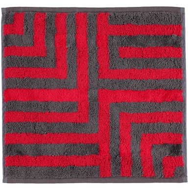 Gezichtsdoekje Cawö Graphic Grafik Rood (set van 6)