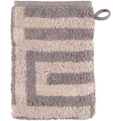 Washandje Cawö Graphic Grafik Beige (set van 6)