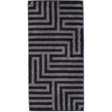 Gastendoek Cawö Graphic Grafik Zwart (set van 6)