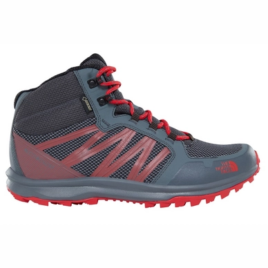 Chaussure de Marche The North Face Men Litewave Fastpack Mid GTX Turbulence Grey TNF Red