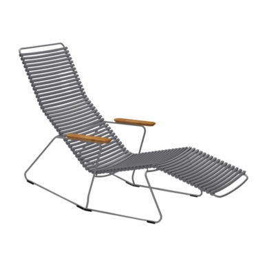 Loungestoel Houe Click Sunrocker Dark grey