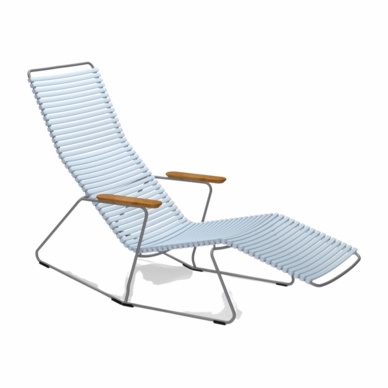 Loungestoel Houe Click Sunrocker Dusty light blue