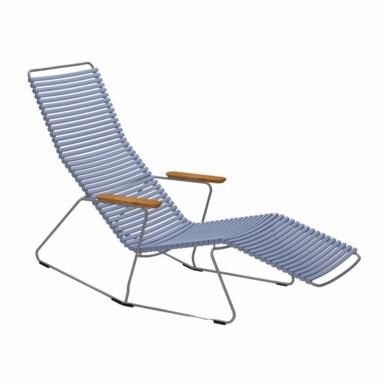 Loungestoel Houe Click Sunrocker Pigeon blue