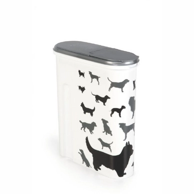 Voercontainer Curver Kunststof Zwart/Wit 4,5 Liter
