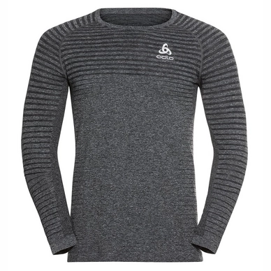 T-Shirt de Sport Odlo Men LS Crew Neck Essential Seamless Gris