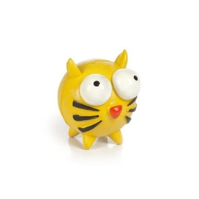 Hondenspeeltje Beeztees Catties Geel Rubber