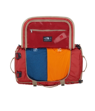 Reistas The North Face Base Camp Duffel S Bossa Nova Red Kelp Tan