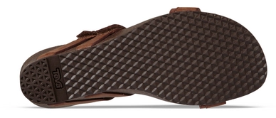 Teva Women Ysidro T Strap Wedge Brown