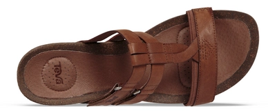 Teva Women Ysidro T Strap Wedge Brown