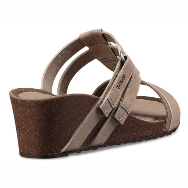 Teva Women Ysidro T Strap Wedge Taupe