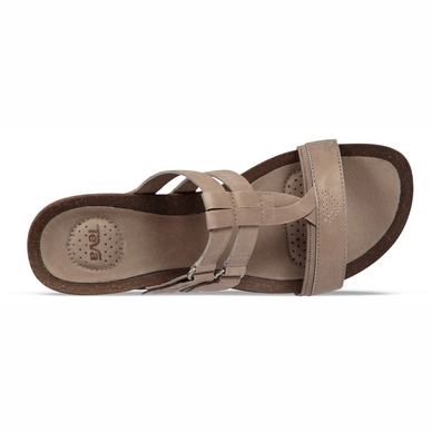 Teva Women Ysidro T Strap Wedge Taupe