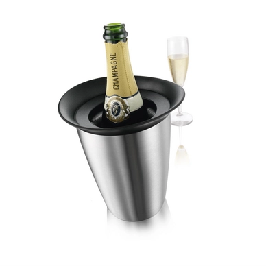 Active Cooler Champagne Elegant Vacuvin Stainless Steel