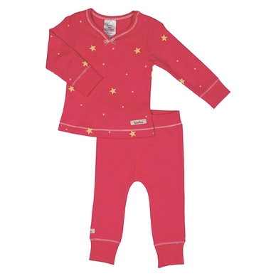 Kinderpyjama Koeka Stars Meisjes Raspberry Red