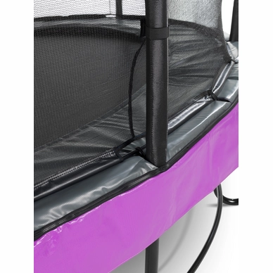 Trampoline EXIT Toys Elegant 366 Purple Safetynet Deluxe