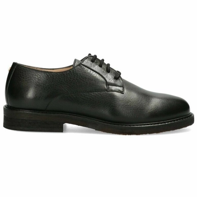 Chaussures Fred de la Bretoniere Women Lace Up Shoe Soft Nappa Leather Black
