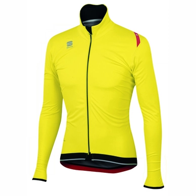 Fahrradjacke Sportful Fiandre Ultimate Jacket Yellow Fluo Damen