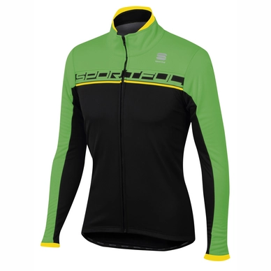 Fietsjack Sportful Men Giro Softshell Jacket Black Green