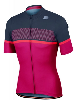 Fietsshirt Sportful Men Frequence Jersey Raspberry