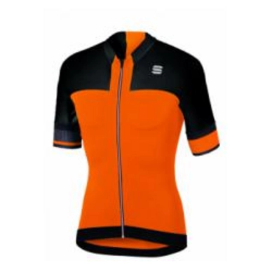 Fietsshirt Sportful Men Strike Jersey Orange Black