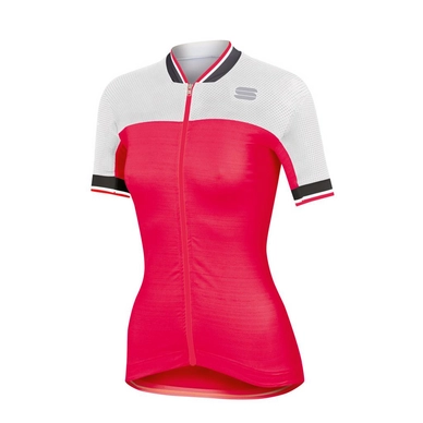 Fietsshirt Sportful Women Grace Jersey Cherry White