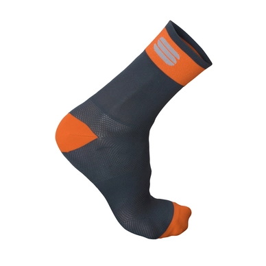 Fietssok Sportful Men Bodyfit Pro 12 Sock Black Orange SDR